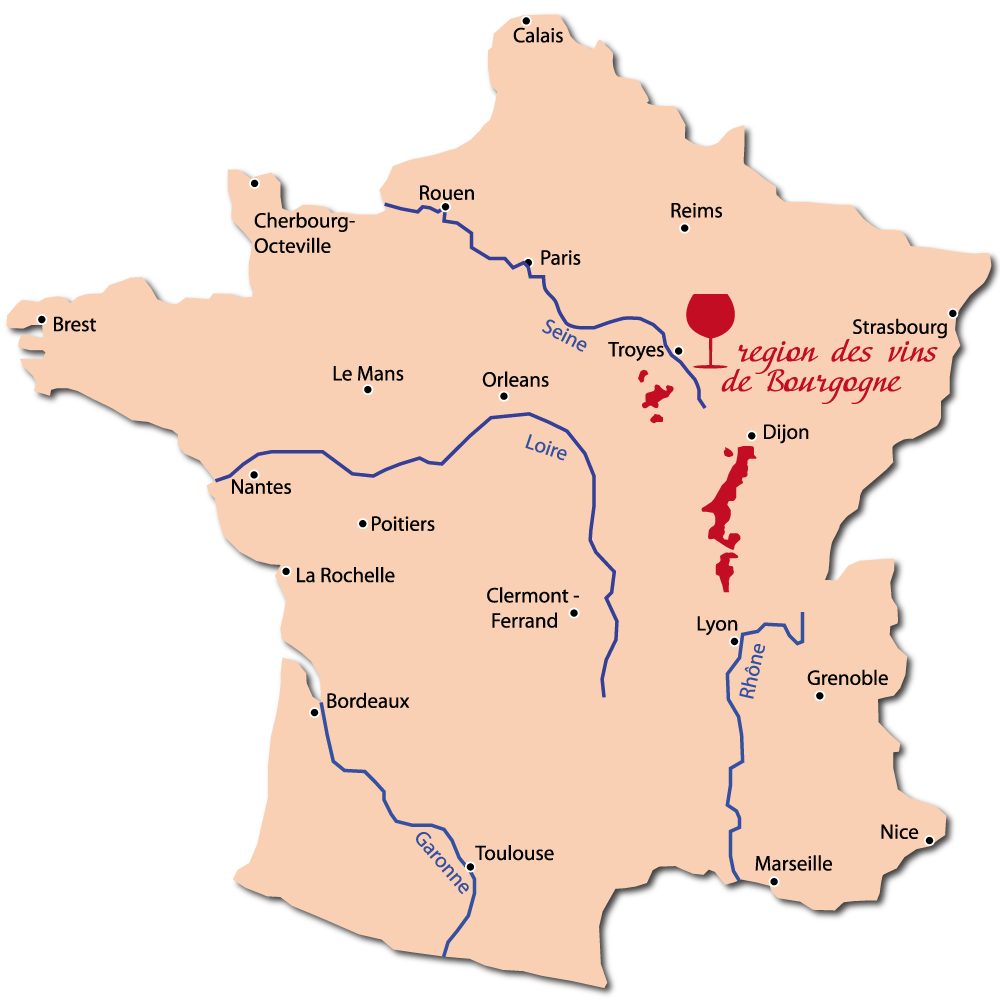 フランス東部ブルゴーニュ地方で生産されるワイン Wine Journey